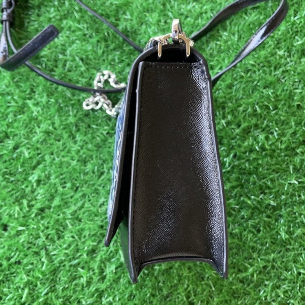 Kate Spade Cameron Convertible Crossbody Black with Multi-Colored Dots - Picture 5 of 16